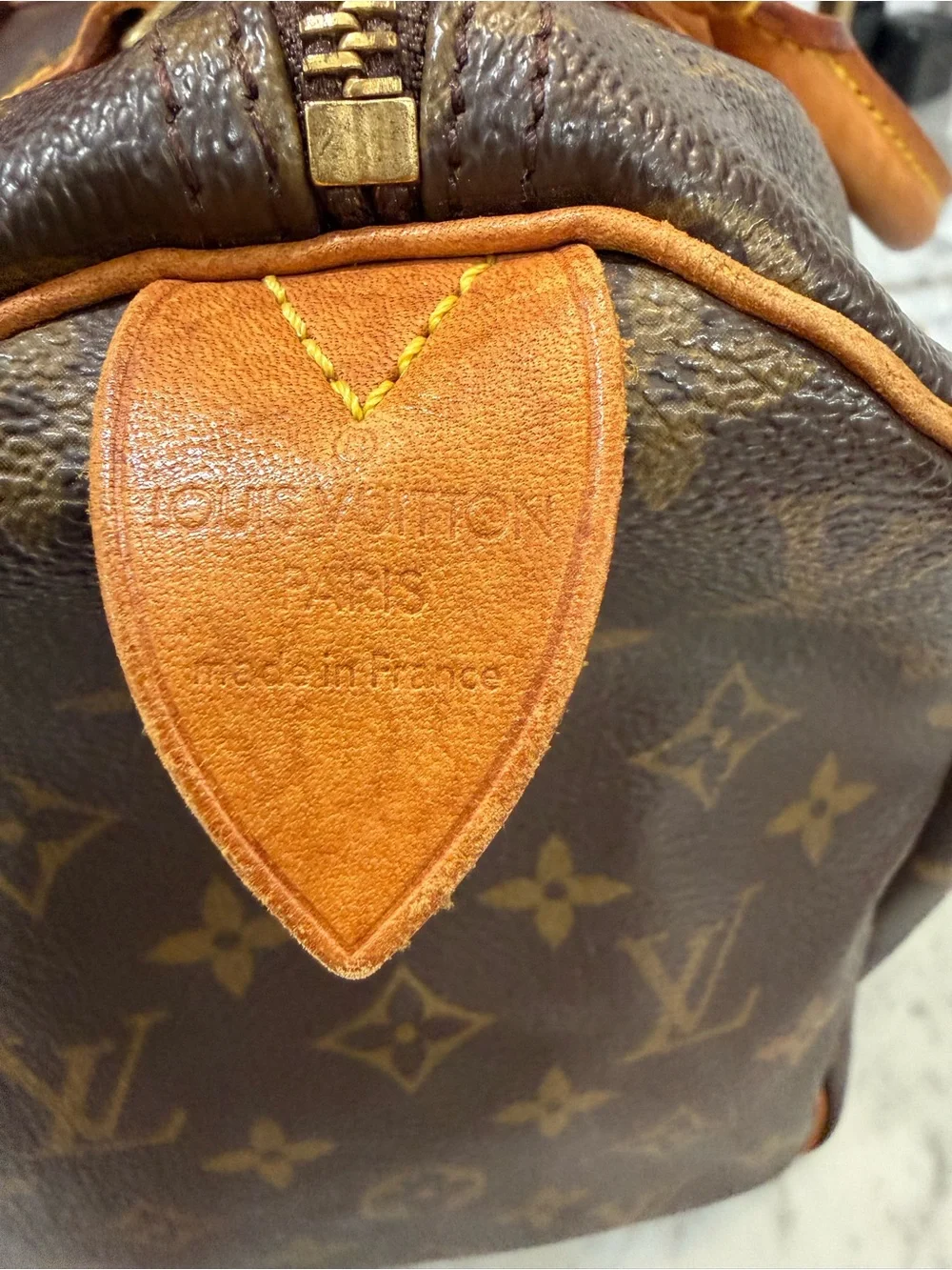 Louis Vuitton Brown Monogram Speedy 25